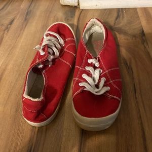 Jelly pop slip ons